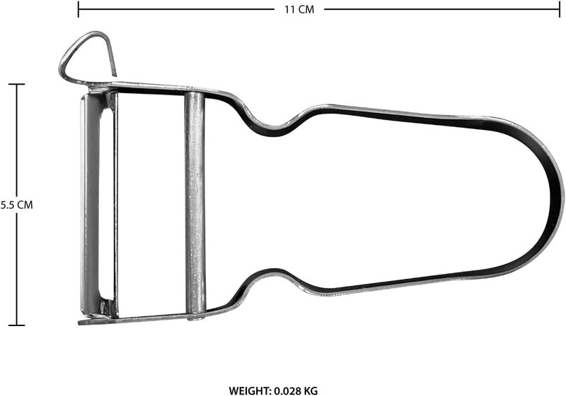 Kitchen Master Premium Vegetable Peeler | Stainless Steel Swivel Fruit & Veggie Tool, KMK067 - Image 2